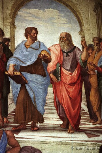 Scan10112.jpg - Stanza di Raphael (1509-11): School of Athens with Aristoteles & Plato