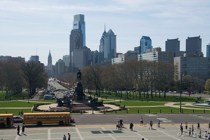 DSC_6778.jpg - View from the stairs on downtown Philadelphia