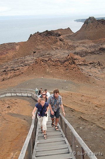 DSC_8365.JPG - On the way up to the top of Bartolomé Island for the classic viewpoint